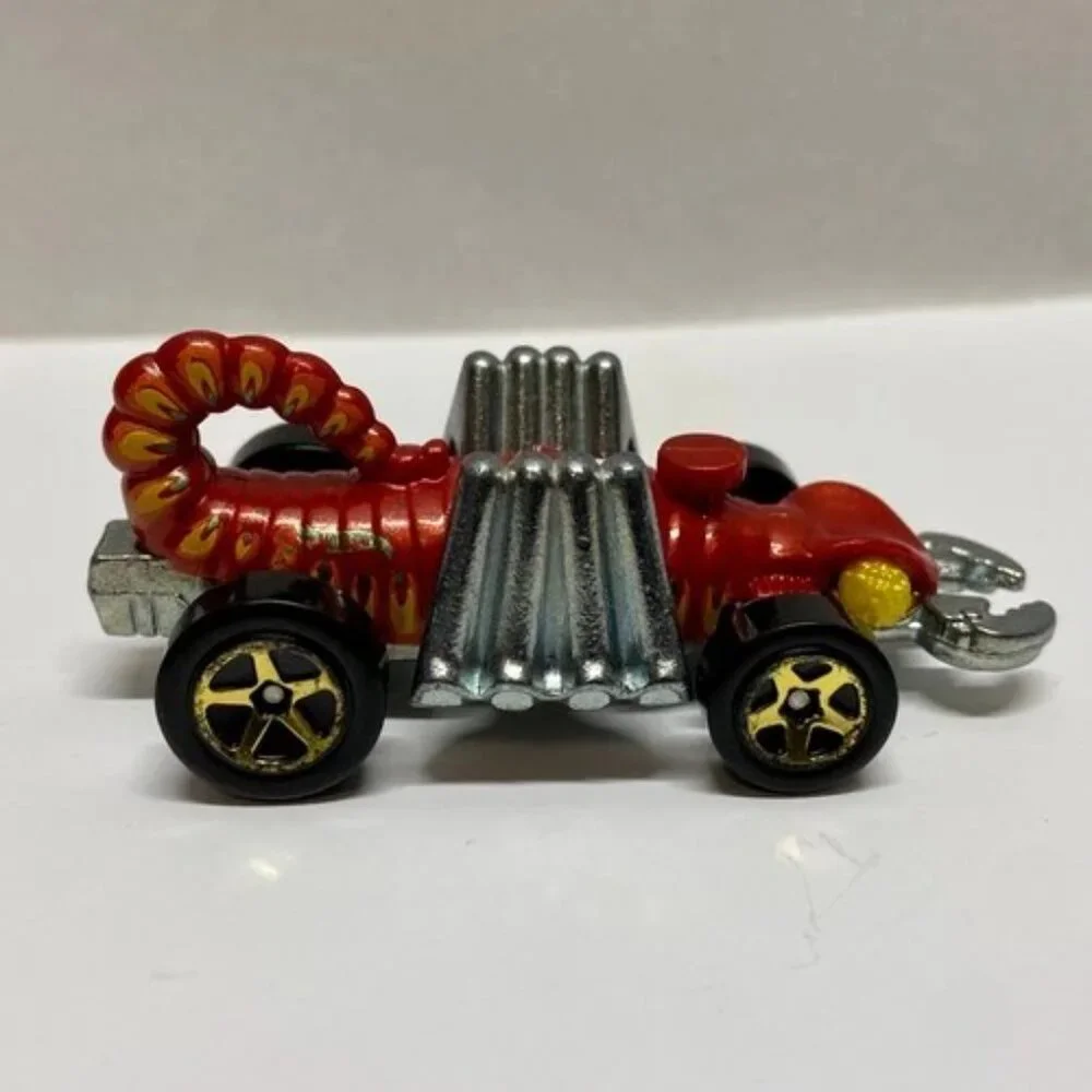 Vintage Hot Wheels Evil Weevil Red Scorpion Collector #325 Loose Malaysia 1985‎